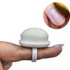 Mini Brocha Limpiadora Para Manicure Blanca