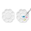 Plato Para Mezclar Gel Paint Blanco