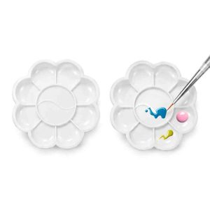 Plato Para Mezclar Gel Paint Blanco
