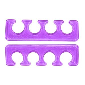Separador De Dedos De Silicona Morados
