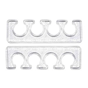 Separador De Dedos De Silicona Transparentes
