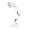 Lampara de Mesa Flexible Blanca Con Base