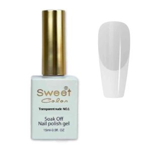 Sweet Color Esmalte Permanente Transparent Nude 01 15ml