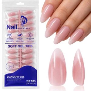 Tips Soft Gel Con Francesa Degradado