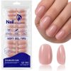 Tips Soft Gel Nude Cortos