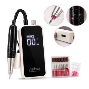 Torno Inalambrico 35.000RPM Blanco NailStar