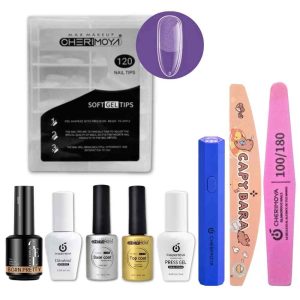 Kit De Soft Gel Cherimoya Oval M