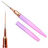 Pincel Liner Para Uñas Con Tapa 25mm