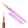 Pincel Liner Para Uñas Con Tapa 8mm